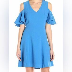 NWOT Lark & Ro Blue dress - S